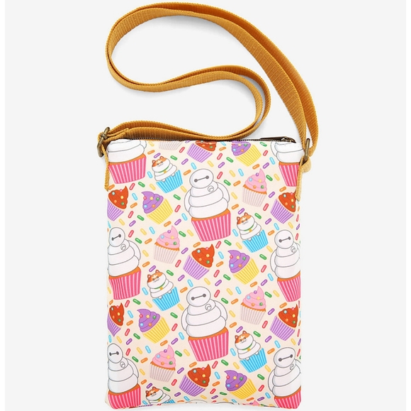 New! Loungefly Disney Big Hero 6 Crossbody Passport Bag - Picture 2 of 2